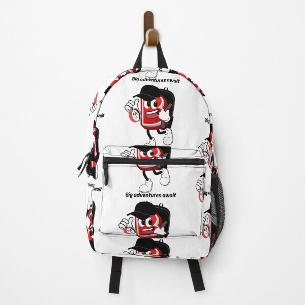 Item preview, Letter B Cute Cartoon Initial - Big Adventures Await Travel Character designed and sold by ImaginARTDesign.