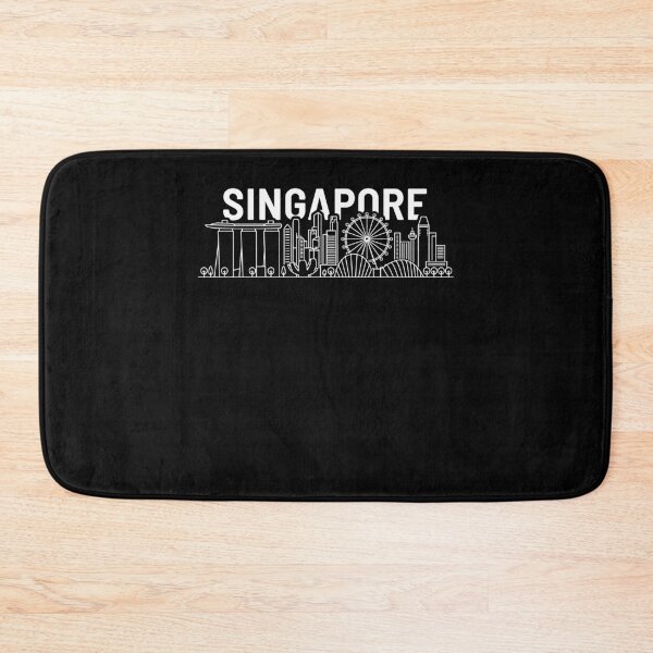 Item preview, Singapore Skyline Retro Vintage designed and sold by ShirTomDesigns.