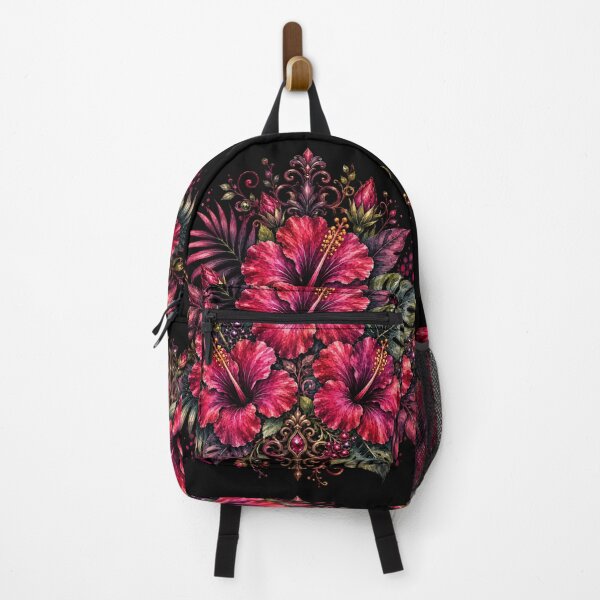 Item preview, Gothic Tropical Bouquet | Victorian Hibiscus | Ornate Dark Botanical Art designed and sold by IamNolmo.