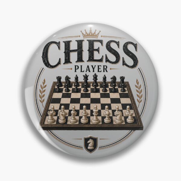 Item preview, Chess Player – Think Plan Move Win Vintage Chess Design designed and sold by creativebymateo.