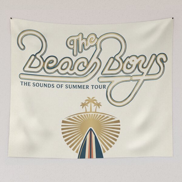 Item preview, The Beach Boys Original Custom Vintage Music Unique Poster Wall Art designed and sold by Cool Robot Bro..