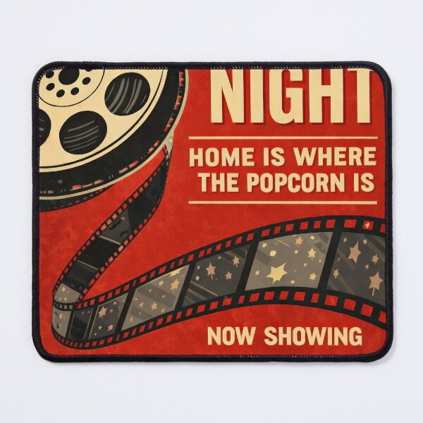 Item preview, Vintage Movie Night Cinema Retro Film Poster designed and sold by Cine8.