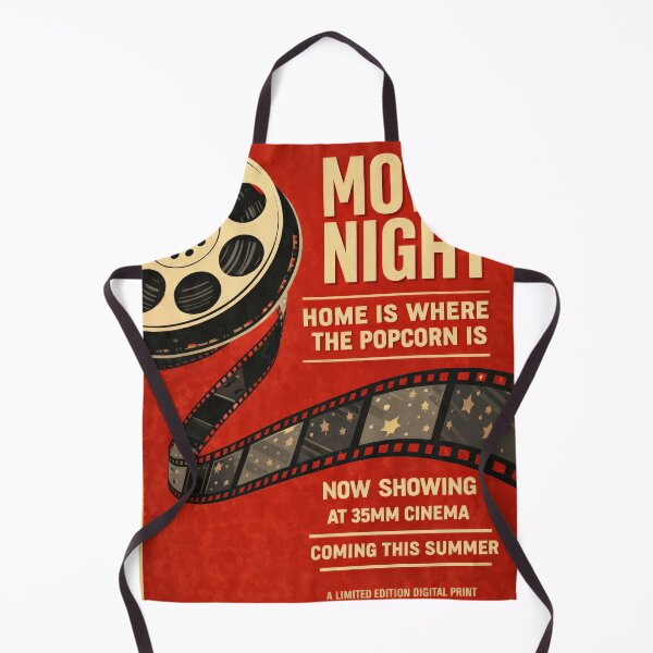 Item preview, Vintage Movie Night Cinema Retro Film Poster designed and sold by Cine8.