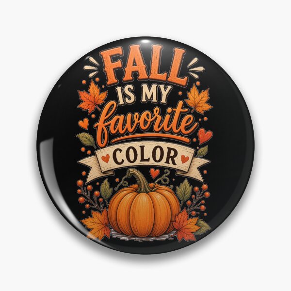 Item preview, Fall Is My Favorite Color Pumpkin designed and sold by Wild Ink Studio by Barbara.