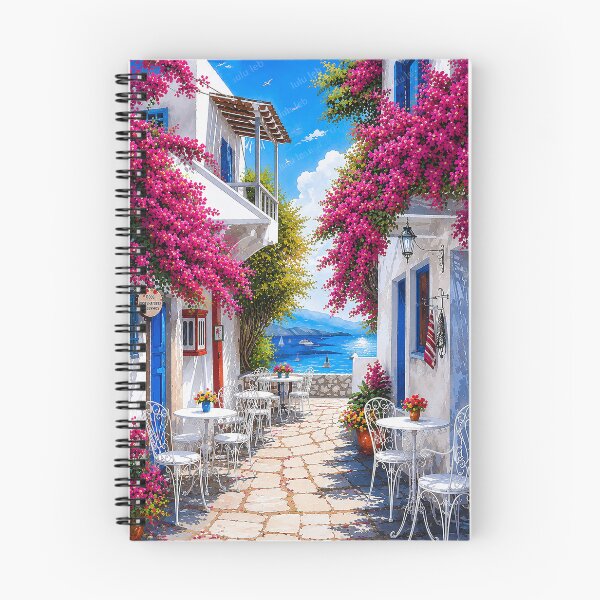 Item preview, Summertime in Santorini Greece designed and sold by LuluLeb.