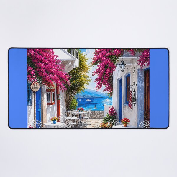 Item preview, Summertime in Santorini Greece designed and sold by LuluLeb.
