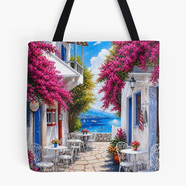 Item preview, Summertime in Santorini Greece designed and sold by LuluLeb.