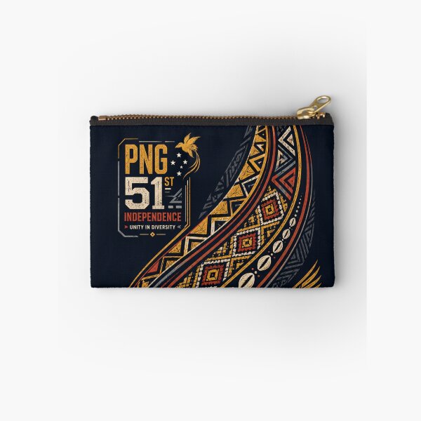 Item preview, PNG 51st Independence Anniversary — Tribal Patterns & Kumul Bird of Paradise designed and sold by DiiStyle.