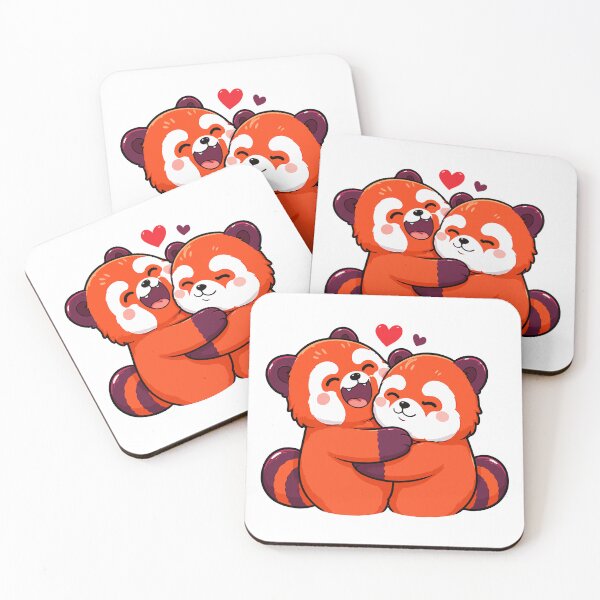 Item preview, Kawaii Red Panda Couple designed and sold by RedpandasMerch.