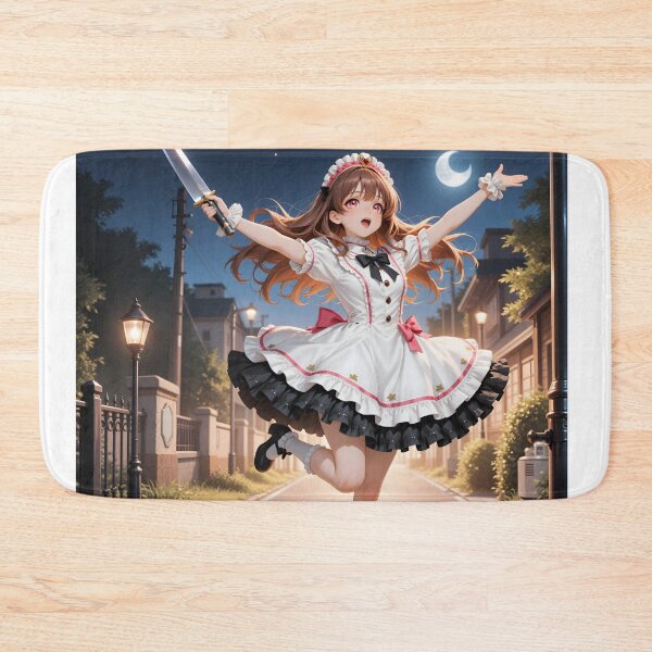 Item preview, Moonlit Anime Battle Maid with Sword designed and sold by Killington.