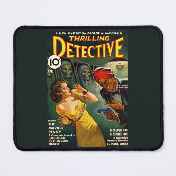 Item preview, Thrilling Detective – Vintage Pulp Crime Magazine Cover designed and sold by Grand Illusions.