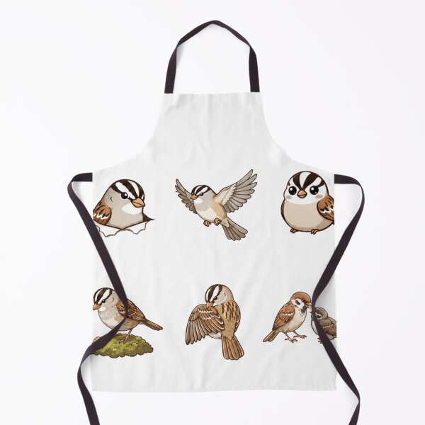 Item preview, Cute White Crowned Sparrow Songbird Aesthetics designed and sold by Rehnair.