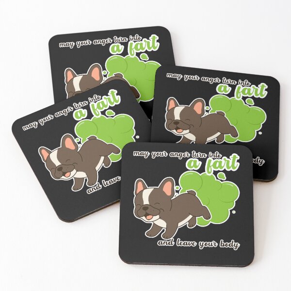 Item preview, May your anger turn into a fart and leave your body Bulldog farting  designed and sold by Neurospicy Trolls.