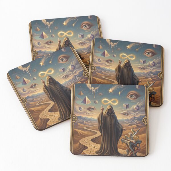 Item preview, I The Magician Tarot Card Surreal Dreamscape Aesthetic designed and sold by Ada’s Mystic Atelier .