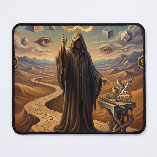 Item preview, I The Magician Tarot Card Surreal Dreamscape Aesthetic designed and sold by Ada’s Mystic Atelier .