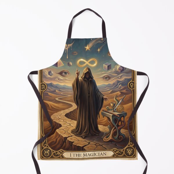 Item preview, I The Magician Tarot Card Surreal Dreamscape Aesthetic designed and sold by Ada’s Mystic Atelier .