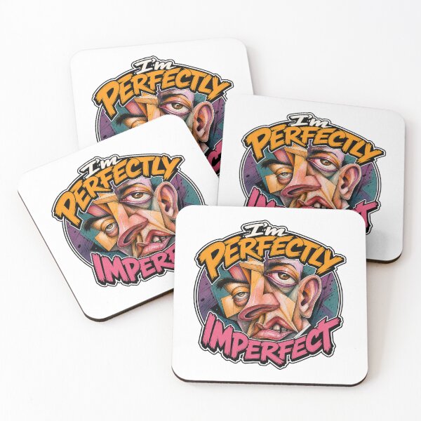 Item preview, I'm Perfectly Imperfect Abstract Face Bold Art designed and sold by Wilcox PhotoArt.