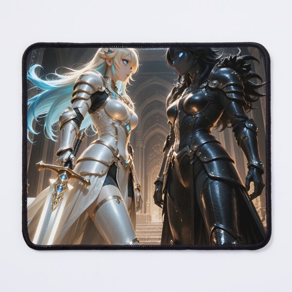 Item preview, Light and Shadow Fantasy Knights Face Off designed and sold by Killington.