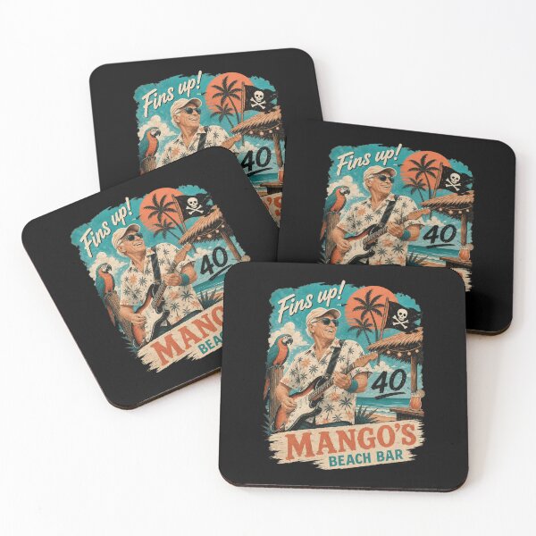 Item preview, Jimmy Buffet Fins Up Retro Graphic designed and sold by Kathleen011Lean.