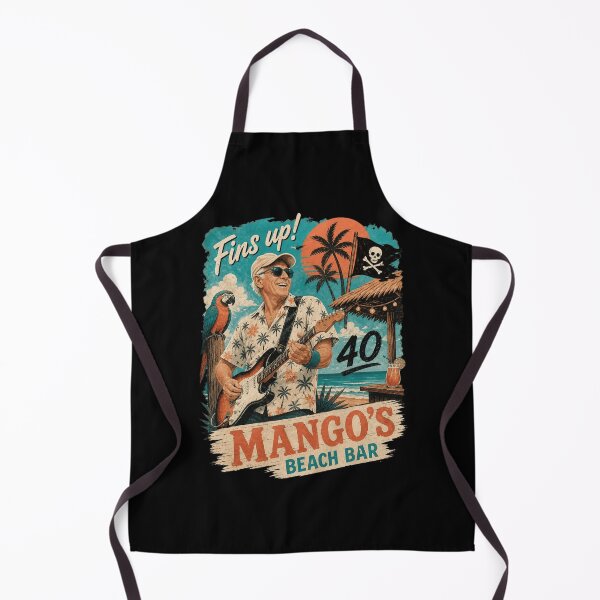 Item preview, Jimmy Buffet Fins Up Retro Graphic designed and sold by Kathleen011Lean.