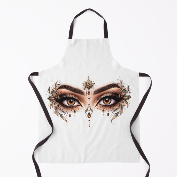 Item preview, Mandala Eyes | Golden Hazel Eyes with Ornamental Makeup designed and sold by CalmMandala.