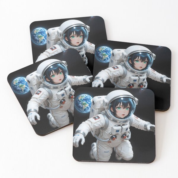 Item preview, Anime Astronaut Floating Above Earth designed and sold by Killington.