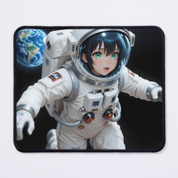 Item preview, Anime Astronaut Floating Above Earth designed and sold by Killington.