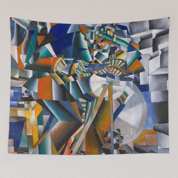 Item preview, The Knife Grinder (Principle of Glittering) Kazimir Malevich designed and sold by HeavyHits.