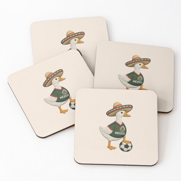 Item preview, Mexico Goose Mexico Soccer Futbol Fan, Merlin the Duck Mascot designed and sold by Quiajia.