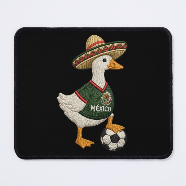 Item preview, Mexico Goose Mexico Soccer Futbol Fan, Merlin the Duck Mascot designed and sold by Quiajia.