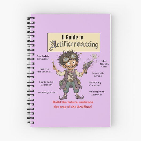 Item preview, A Guide to Artificermaxxing (Light Edition) - DND RPG Meme designed and sold by Dice_Goblin_Studio.