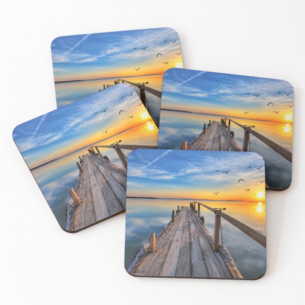 Item preview, The Long Way Home – Sunset Over the Water designed and sold by LuluLeb.
