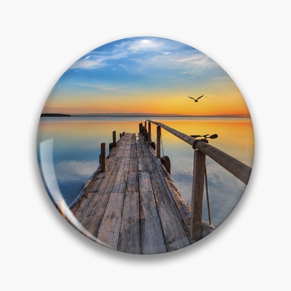 Item preview, The Long Way Home – Sunset Over the Water designed and sold by LuluLeb.