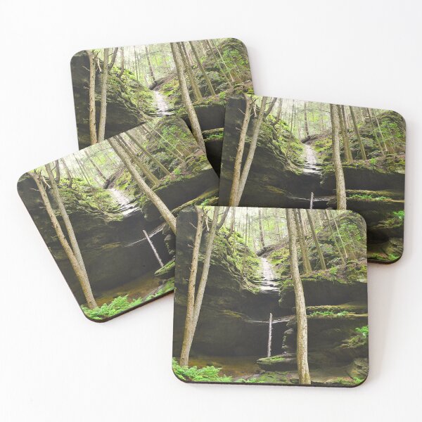 Item preview, Tranquil Forest Waterfall Hocking Hill Ohio designed and sold by LisaWootenPhoto.
