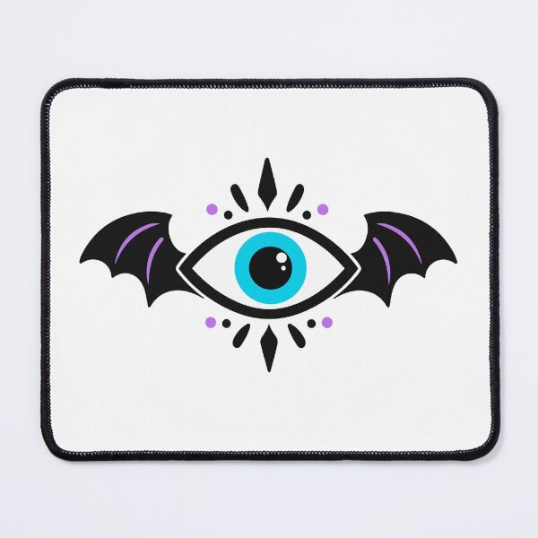 Item preview, Gothic Bat Wing Evil Eye Protection Mystical Symbol designed and sold by teeperfect.
