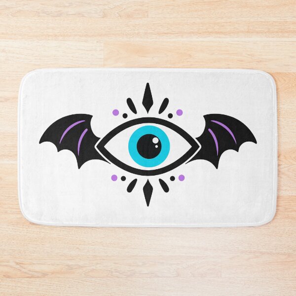Item preview, Gothic Bat Wing Evil Eye Protection Mystical Symbol designed and sold by teeperfect.