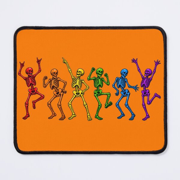 Item preview, Halloween Dancing Skeletons - LGBTQ Rainbow Pride designed and sold by Travelslightly.