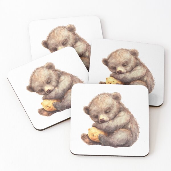 Item preview, Bear Cub | Cute Woodland Animal Watercolor Art designed and sold by Mandayartstudio.
