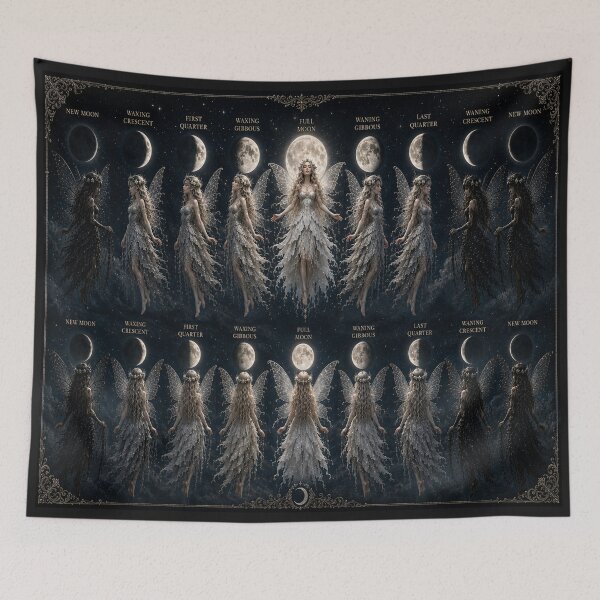 Item preview, Lunar Phase Maiden Fairy designed and sold by NocturnaLeafCo.