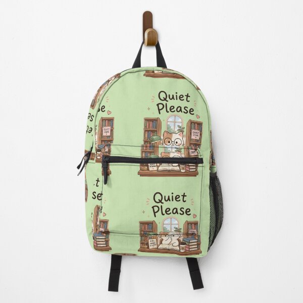 Item preview, Quiet Please Library Cat – Cute Book Lover Reading Design designed and sold by Sanika arts .