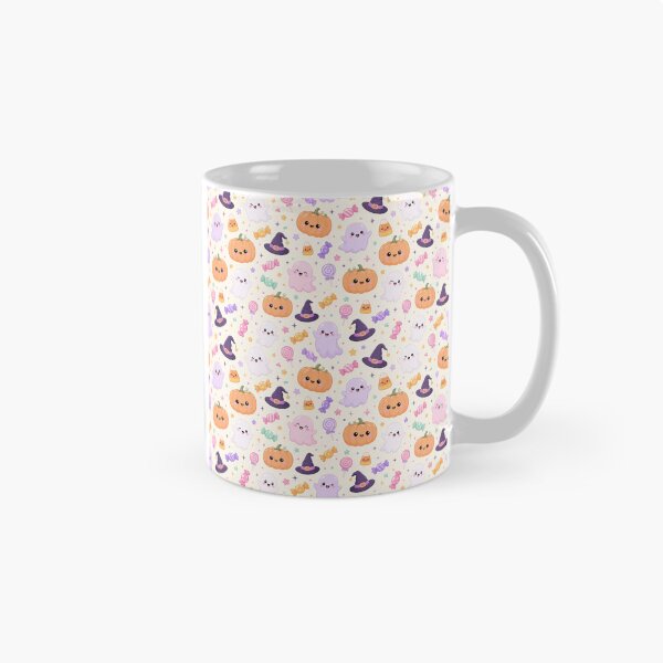 Item preview, ⁠Cute Pastel Halloween Seamless Pattern⁠ designed and sold by Patternpulseee.