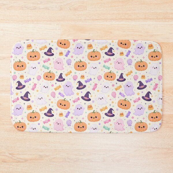 Item preview, ⁠Cute Pastel Halloween Seamless Pattern⁠ designed and sold by Patternpulseee.