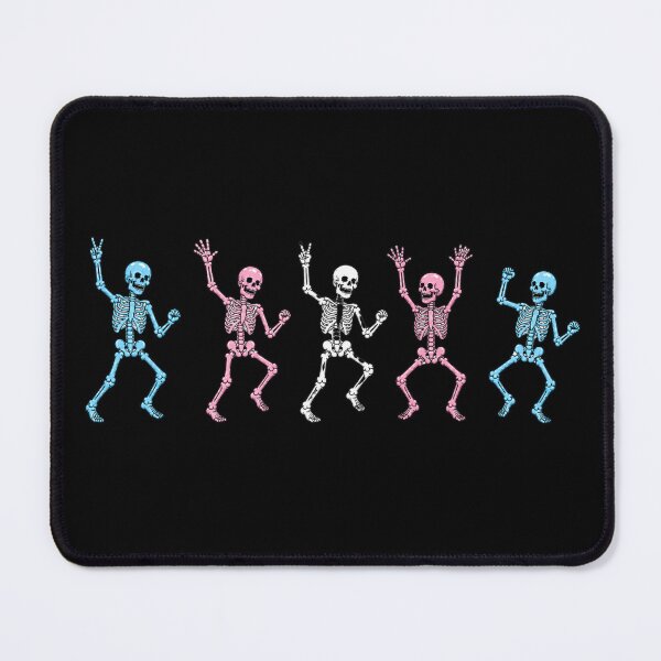 Item preview, Halloween Dancing Skeletons - Transgender Pride designed and sold by Travelslightly.