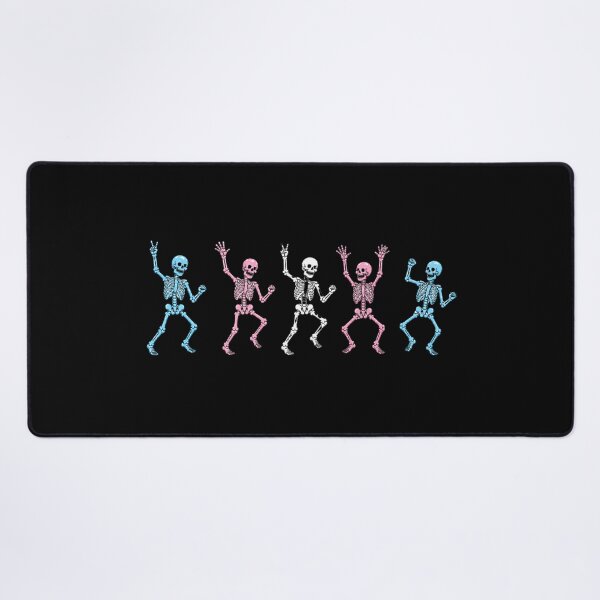Item preview, Halloween Dancing Skeletons - Transgender Pride designed and sold by Travelslightly.