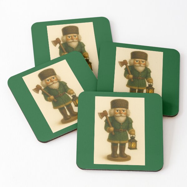 Item preview, Woodsman Nutcracker — Forest Green with Lantern designed and sold by Novel Works Studio.