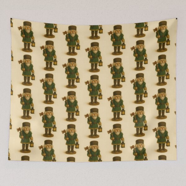 Item preview, Woodsman Nutcracker — Forest Green with Lantern designed and sold by Novel Works Studio.