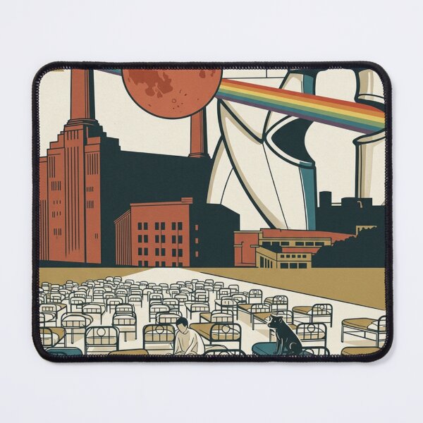 Item preview, Pink Floyd Original Custom Vintage Music Unique Poster Wall Art designed and sold by Cool Robot Bro..