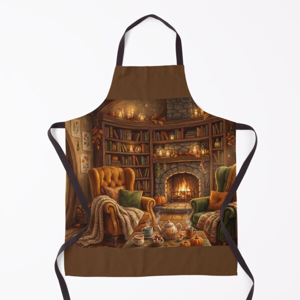 Item preview, Hobbit Reading Cottage | Cozy Fantasy Book Lover Cottage Art designed and sold by SebastianSpace.