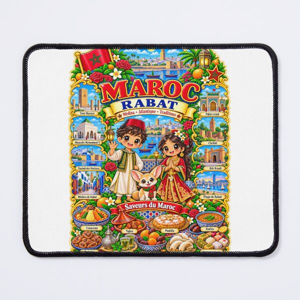 Item preview, Morocco Rabat – Kawaii Trip, Moroccan Culture and Flavors of Morocco designed and sold by Cifi64.