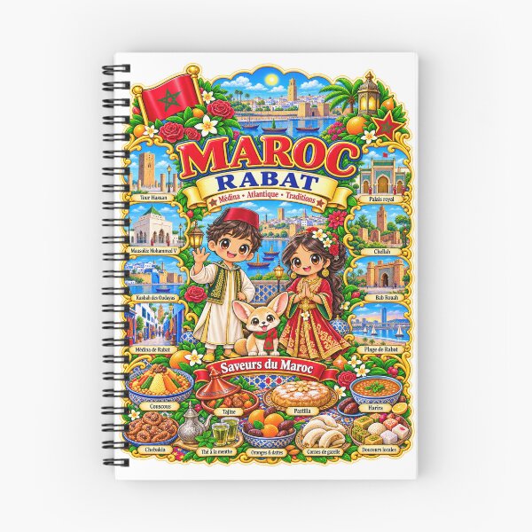 Item preview, Morocco Rabat – Kawaii Trip, Moroccan Culture and Flavors of Morocco designed and sold by Cifi64.